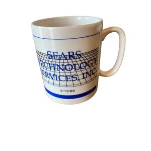 Sears Technology Services Inc Coffee Mug Cup 1989 Vintage